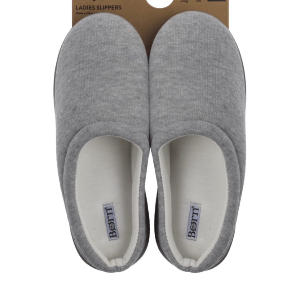 Born Rib Knit Clog  NWT GRAY XL